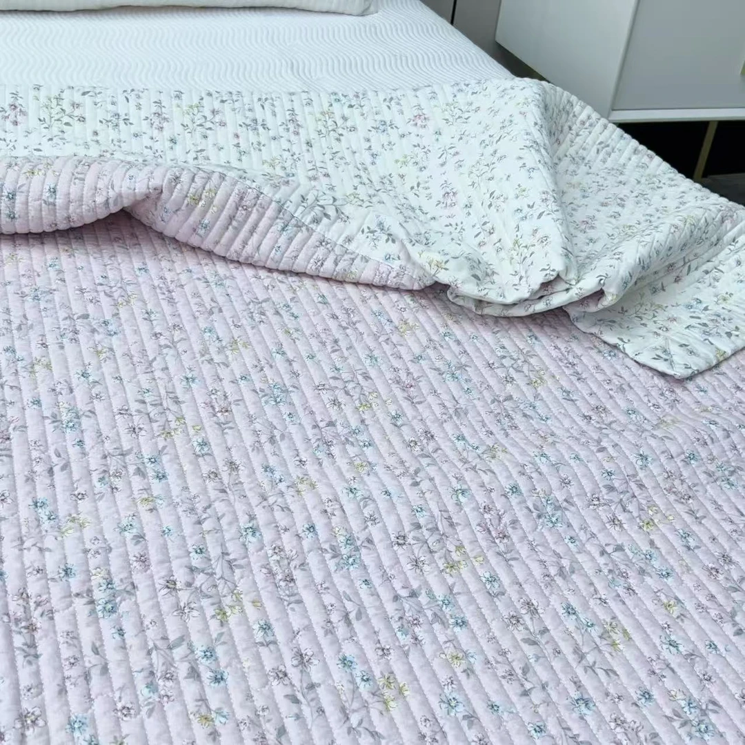 福利！云朵纯棉密道水洗床盖