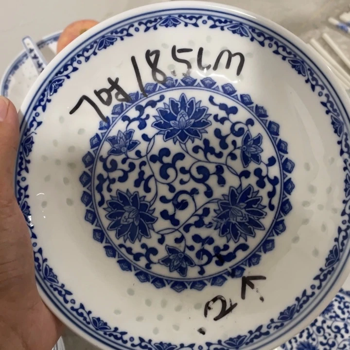 摆件景德镇高温细白瓷餐具