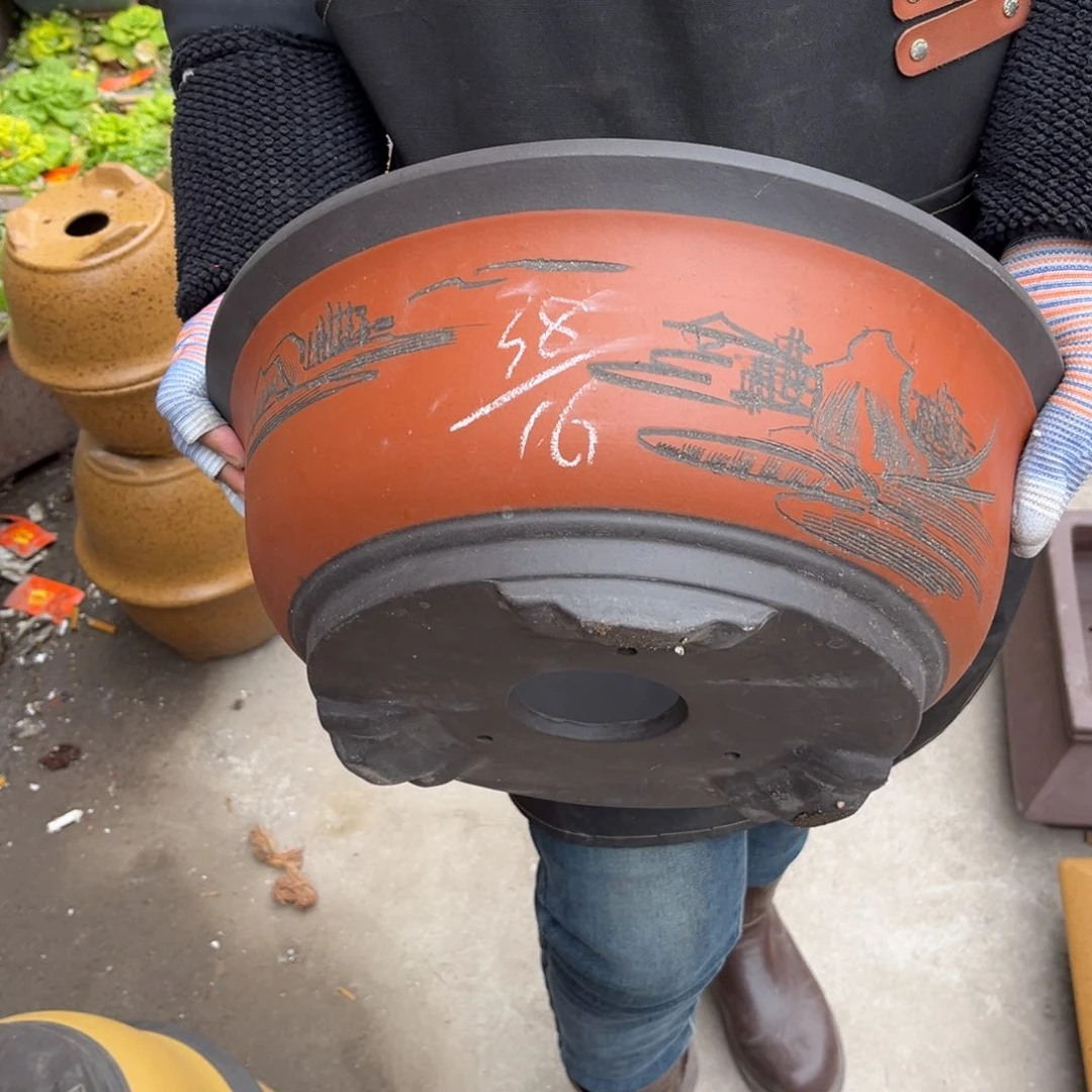 紫砂花盆盆景艺术