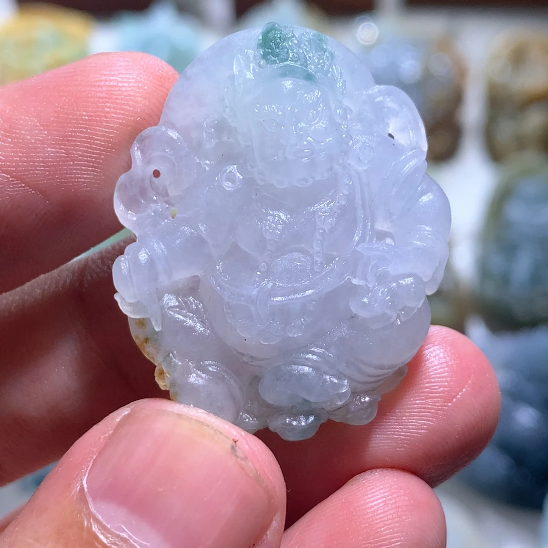 定制翡翠未镶嵌挂件