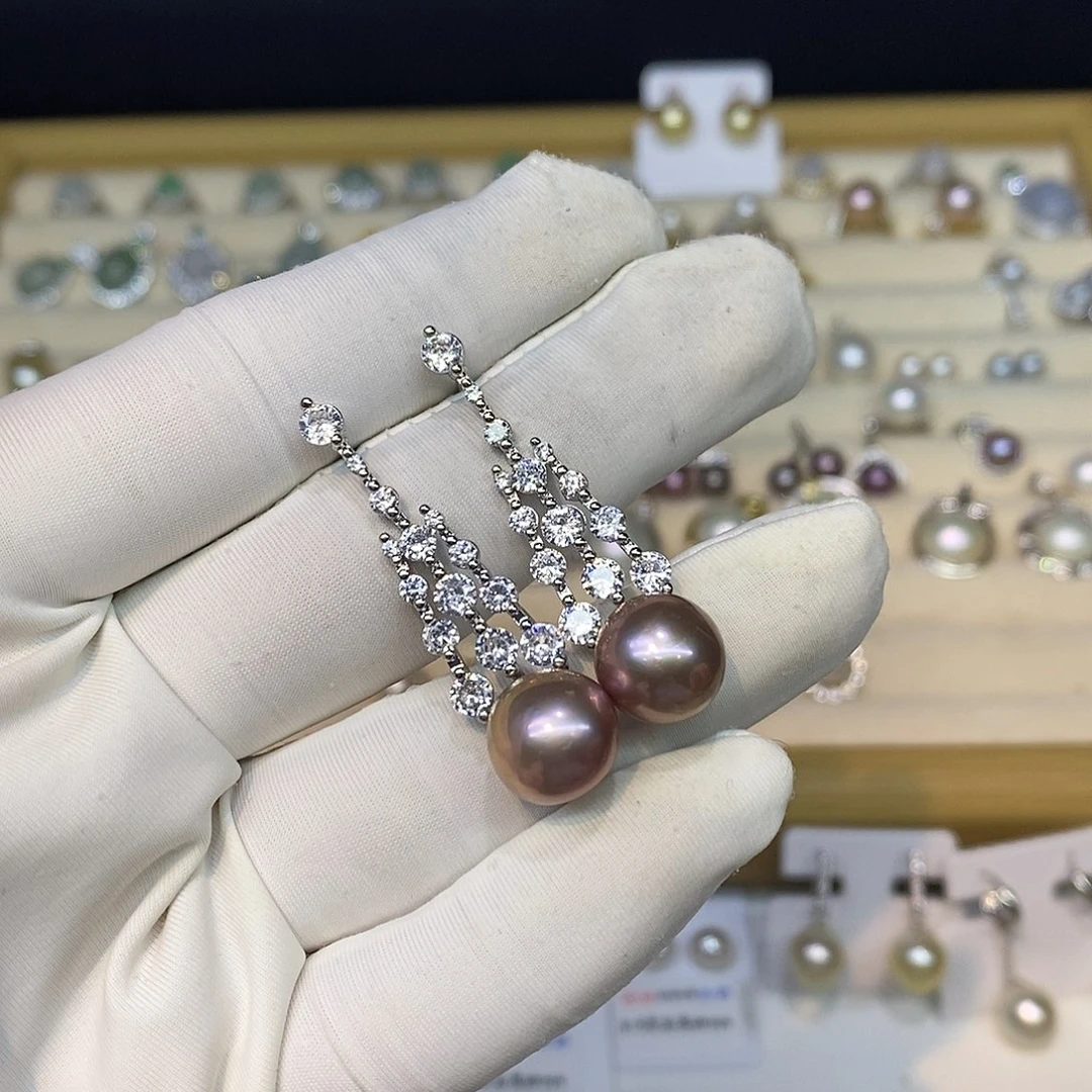 耳饰未镶嵌淡水珍珠