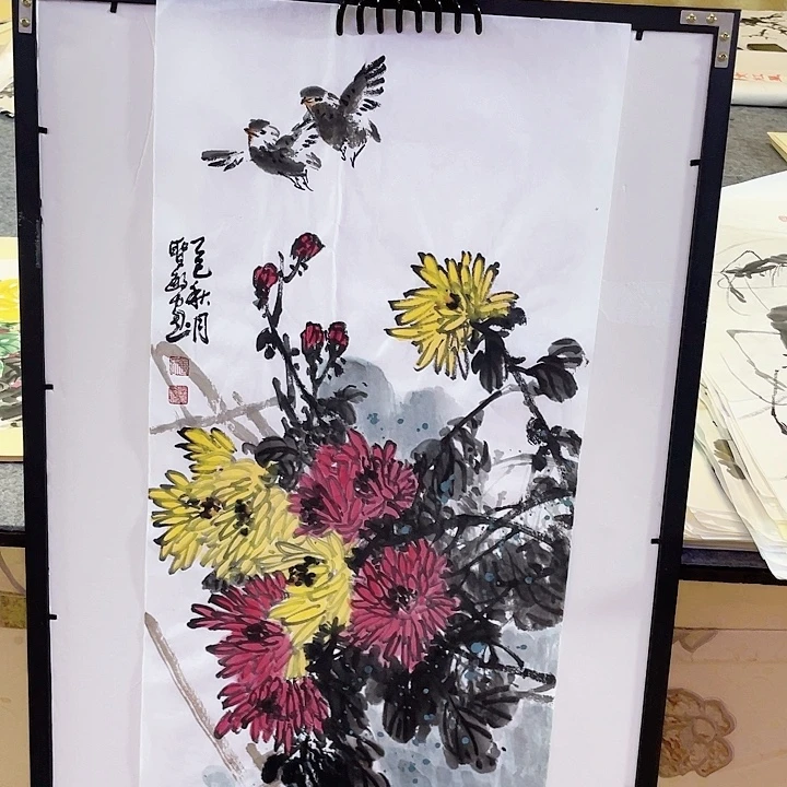 国画张圣敏先生纯手绘作品