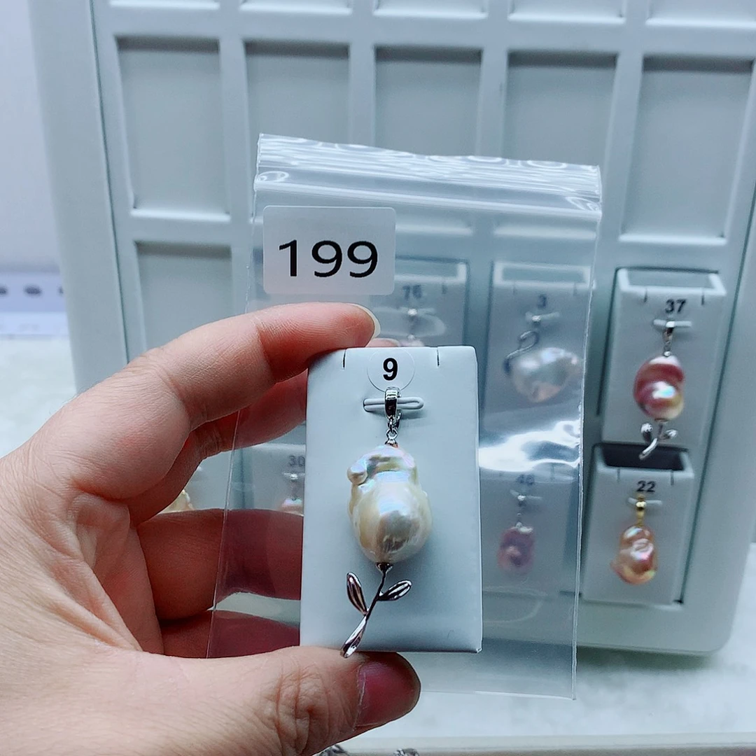 淡水珍珠吊坠(不含链)合金