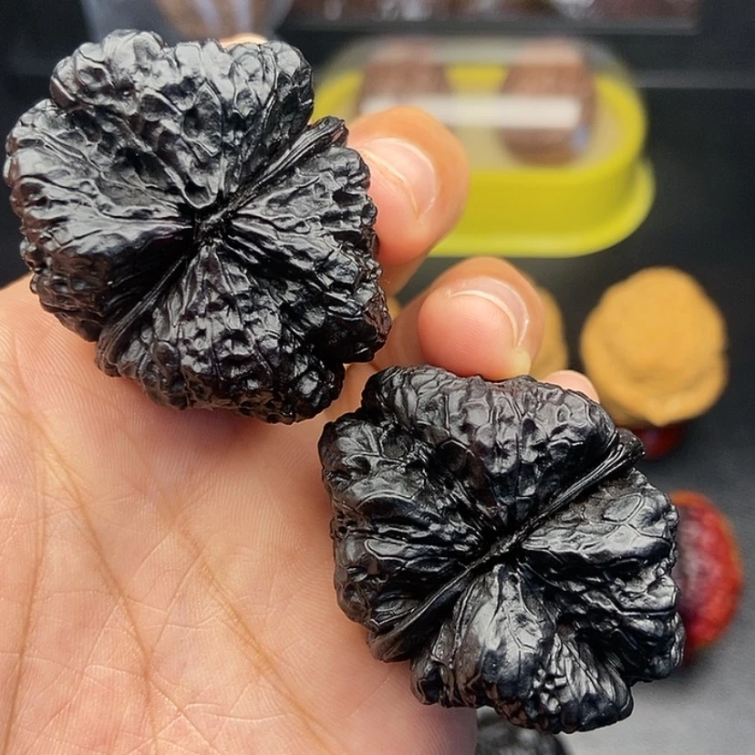 【闪购商品】把件文玩核桃41尺蝴蝶蟾