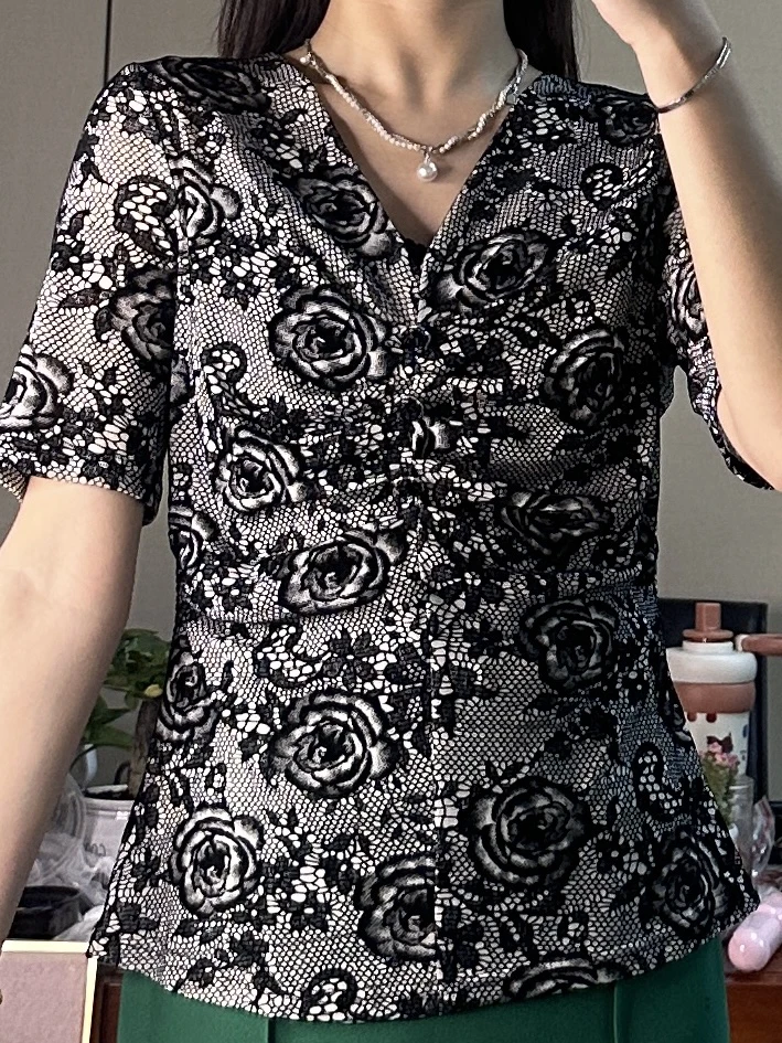 00019南油爆款印花上衣