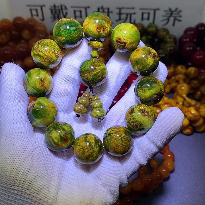 手串/手链松木（琥珀木）2.0 水墨丹青高货