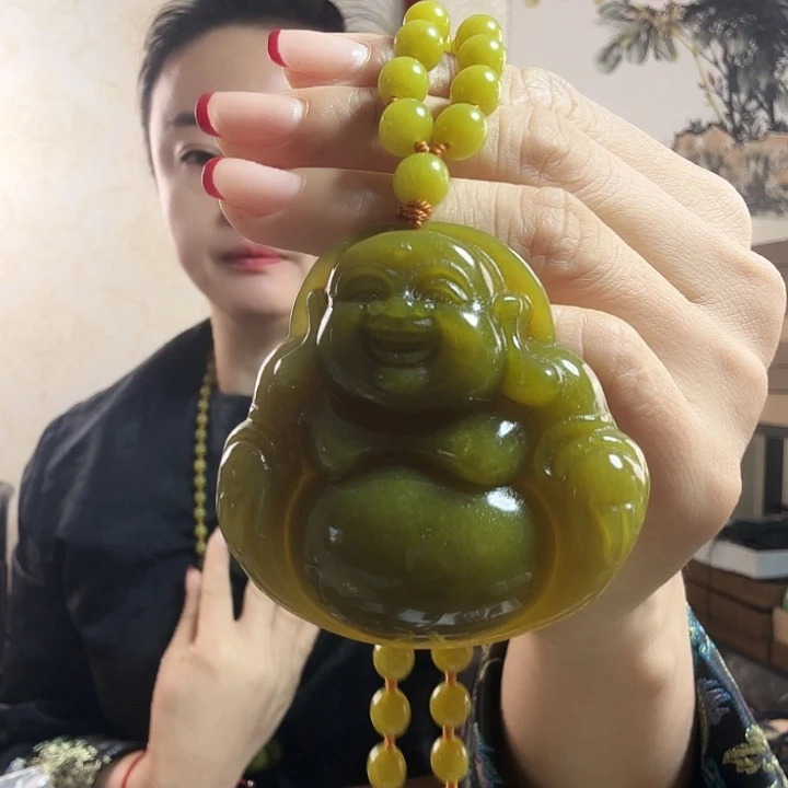 岫玉吊坠(赠链)未镶嵌
