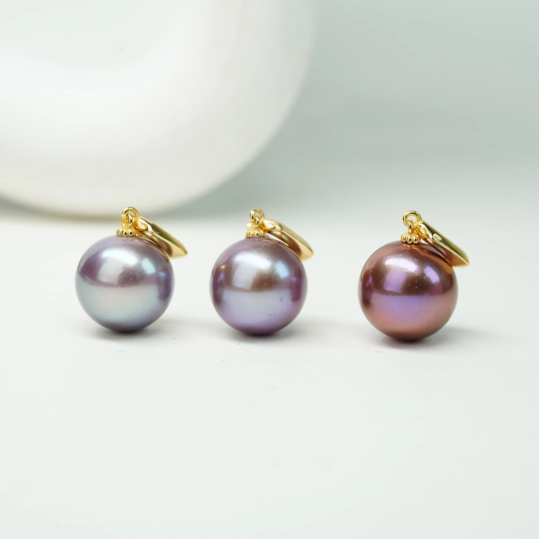 【小北好物】S925银淡水珍珠吊坠约12mm+【多样性发一件】QH27X456