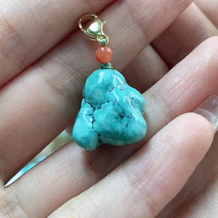 绿松石珠宝奇石未镶嵌