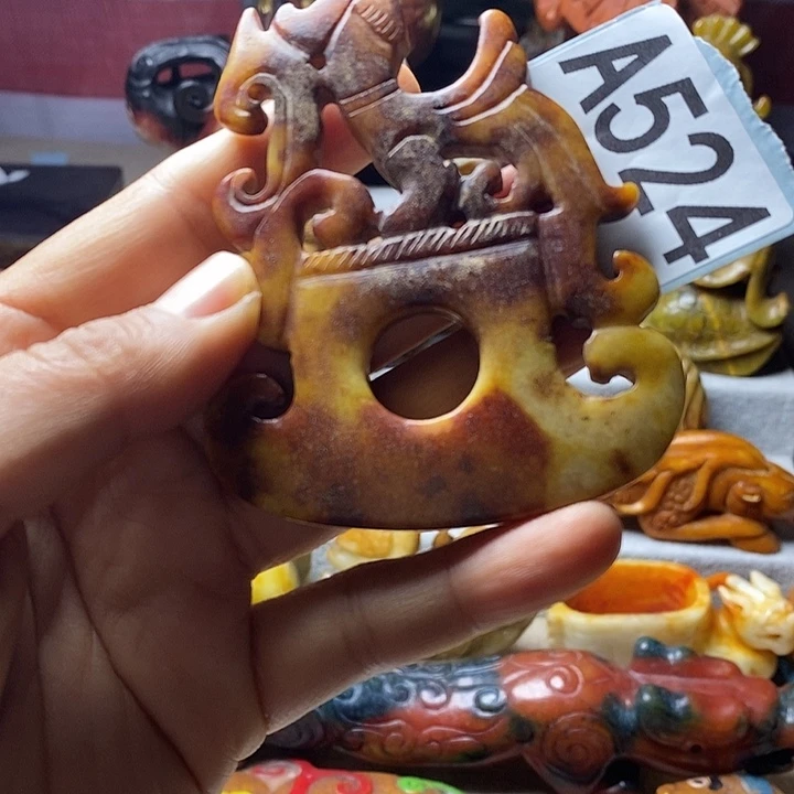 玛瑙/玉髓合金挂件