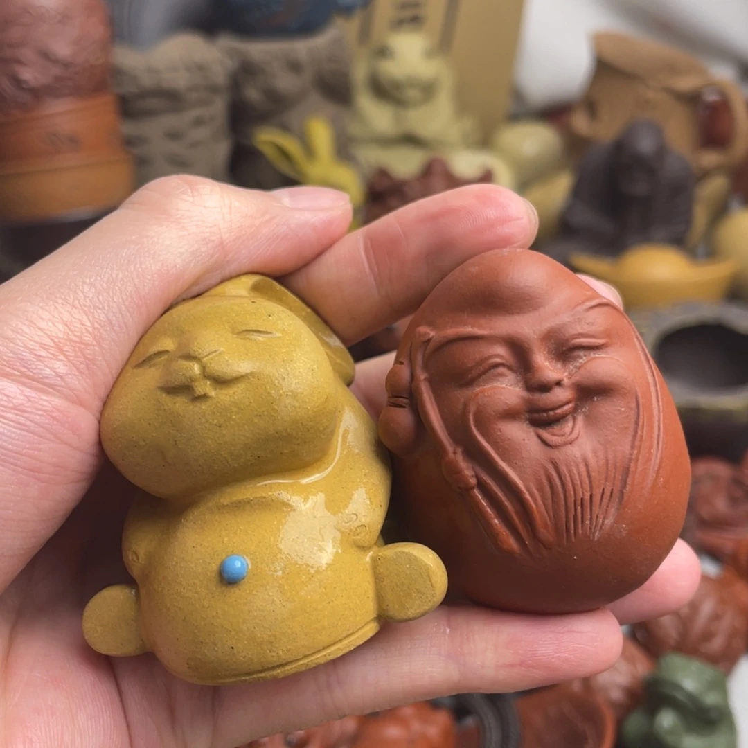 紫砂茶宠紫砂瑕疵