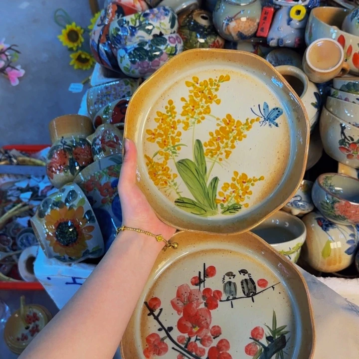瓷片景德镇手工手绘陶瓷