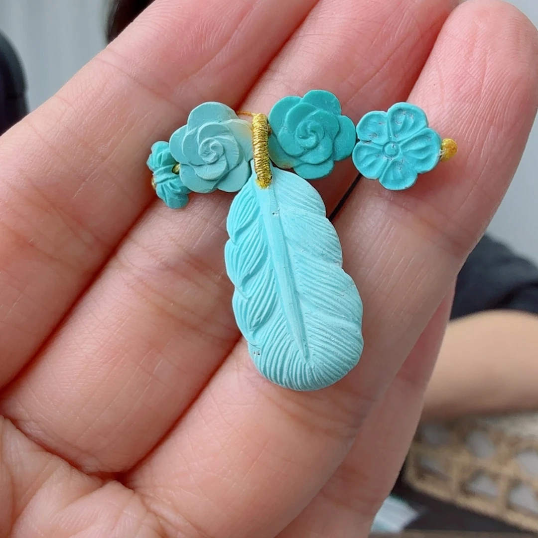 绿松石未镶嵌珠宝奇石