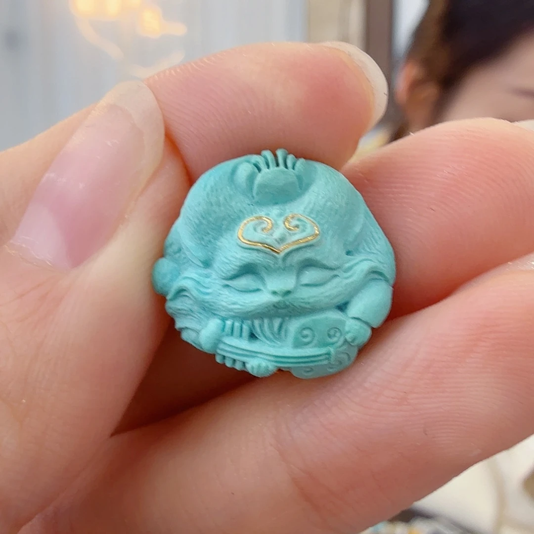 绿松石未镶嵌珠宝半成品