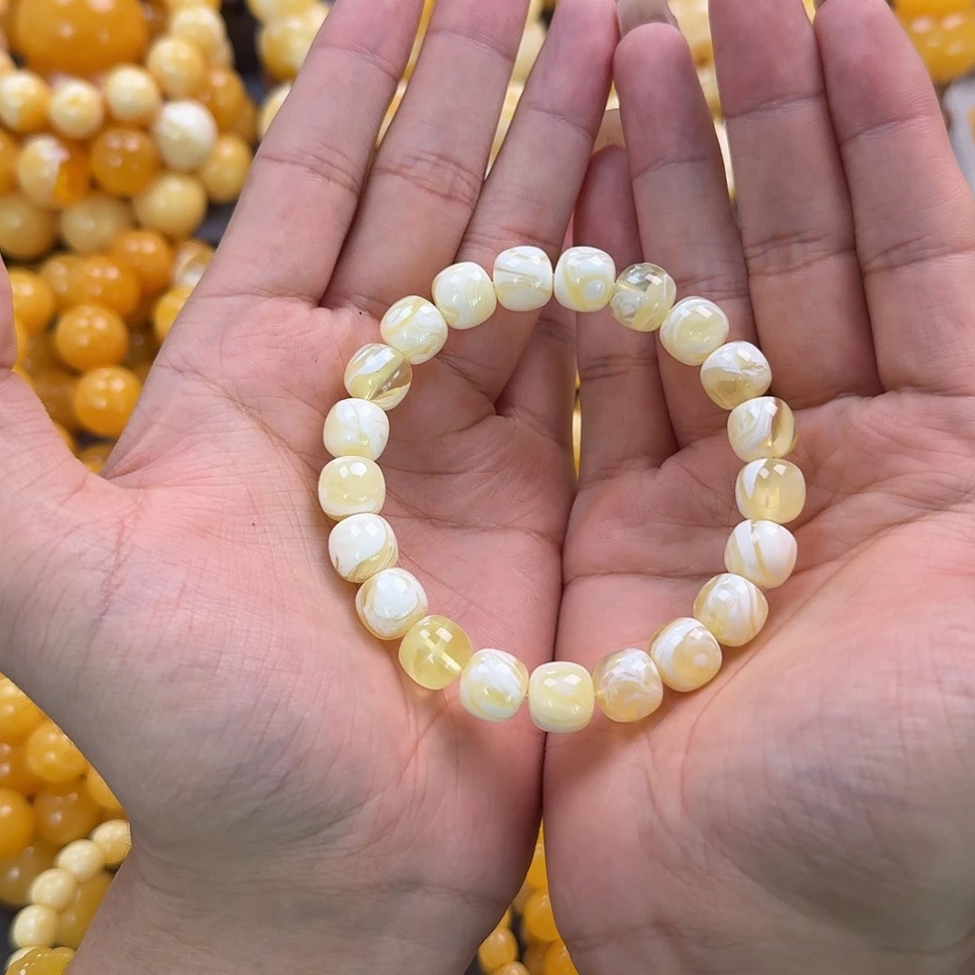 蜜蜡未镶嵌珠宝奇石同料11mm