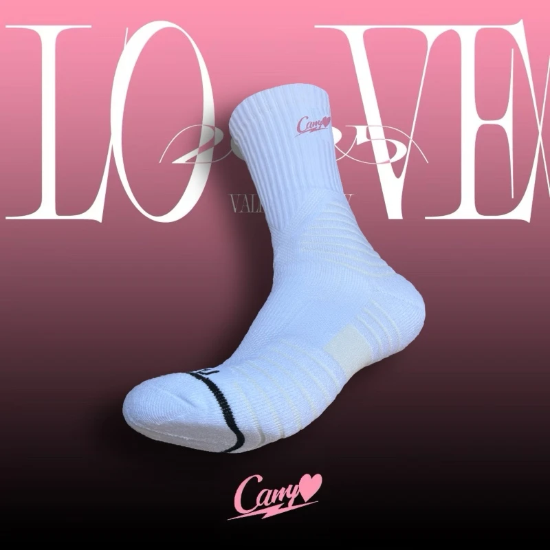 【情人节专属】CarryU袜子篮球袜中高帮篮球精英袜毛巾底防滑包裹性