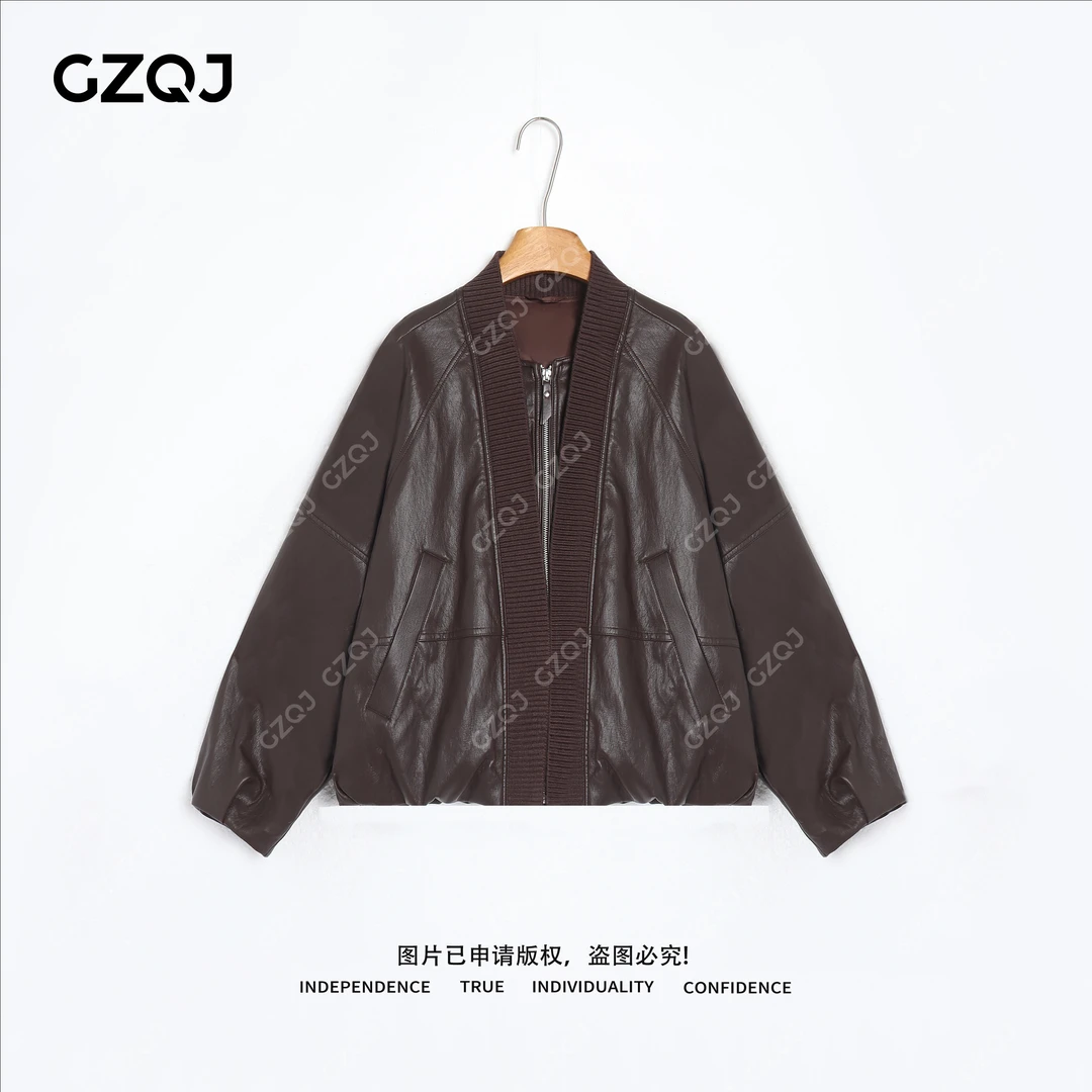 广州琴姐【佛罗伦萨】琥珀流光风90白鹅绒羽绒服外套女秋冬季 8366
