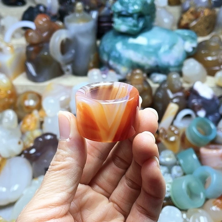 玛瑙/玉髓饰品未镶嵌用****7