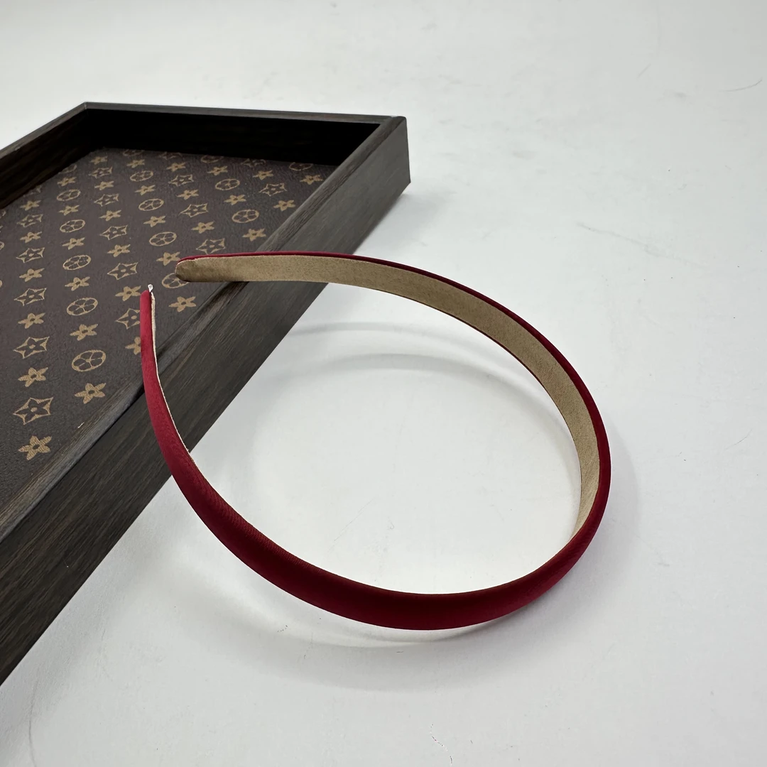 好显白若男同款红色细边发箍女款港风复古高颅顶压发发卡头箍