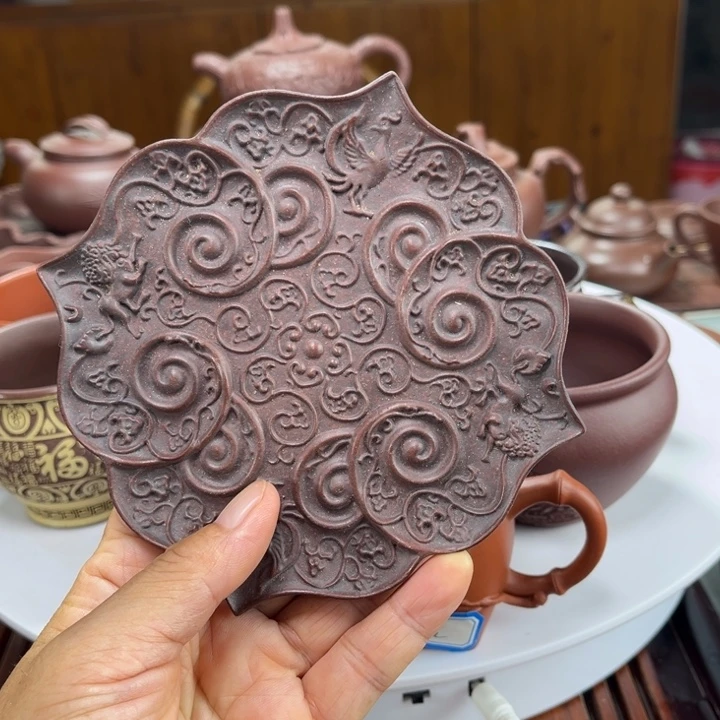 茶壶紫砂紫砂花茶