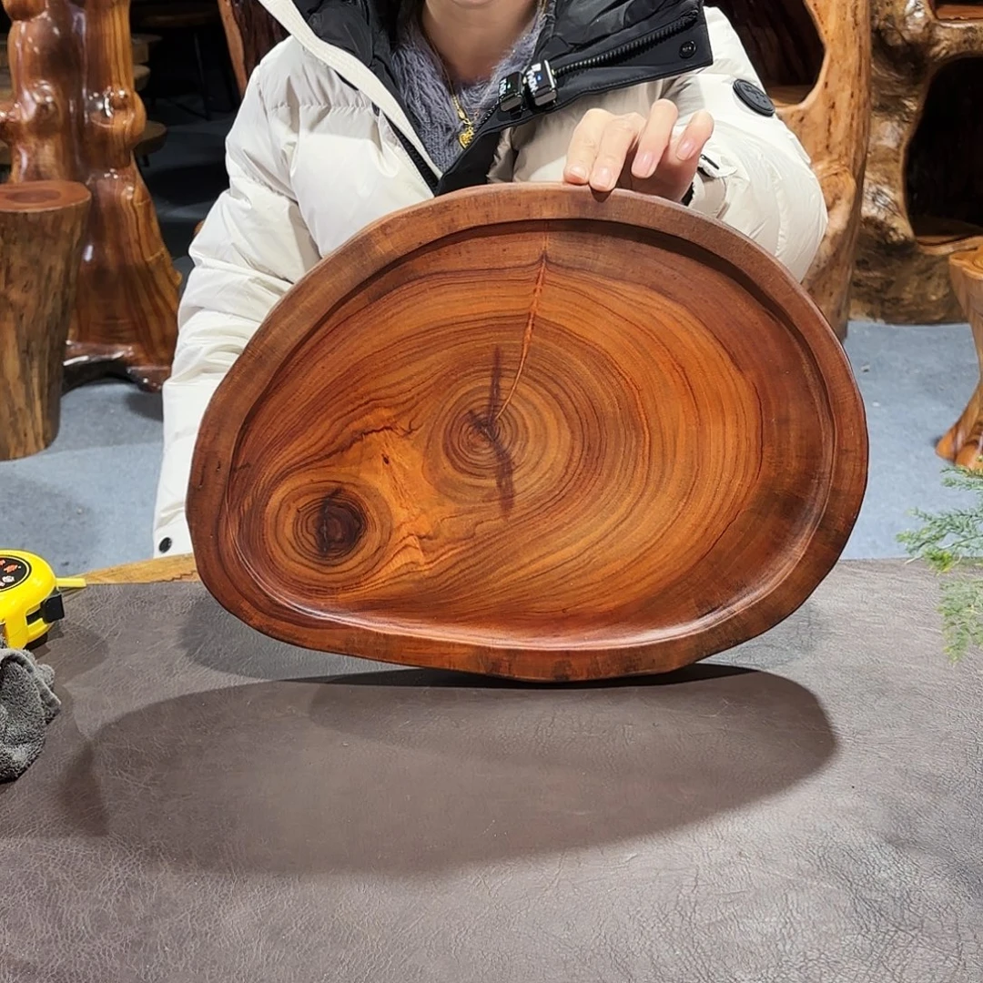 香樟木干泡盘38-27-3.5