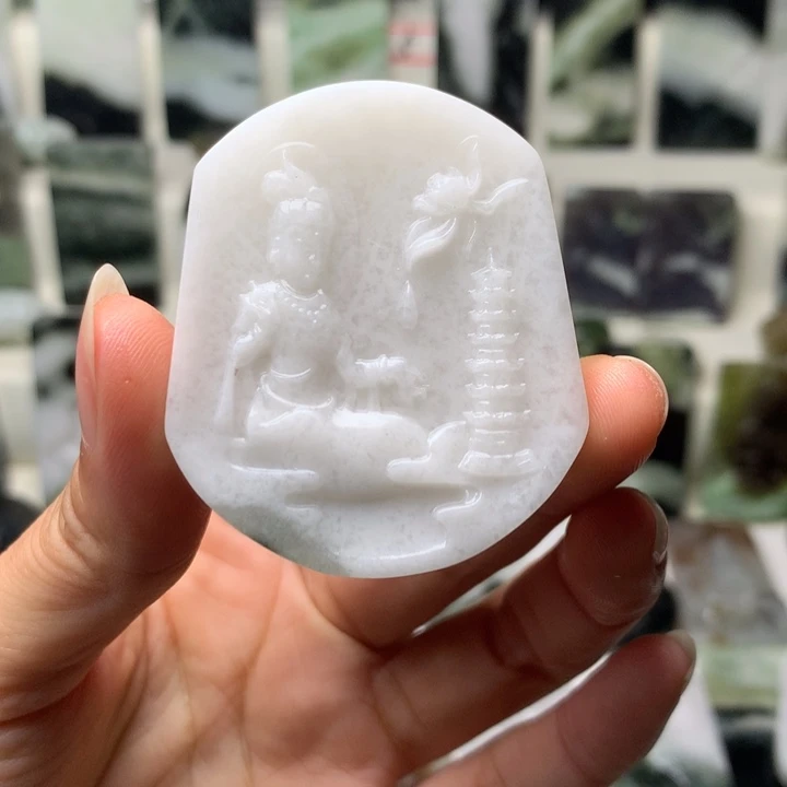 独山玉未镶嵌颈饰