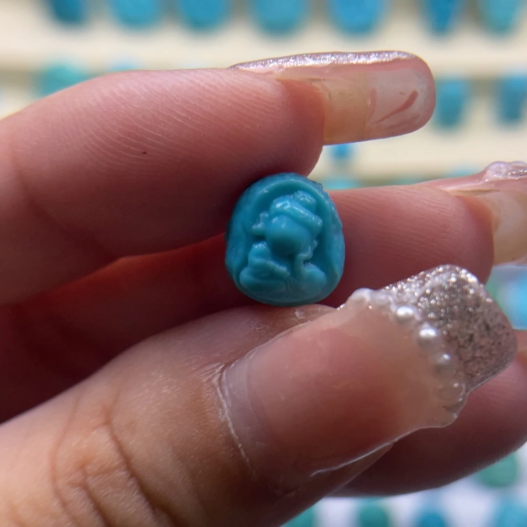 未镶嵌绿松石珠宝奇石