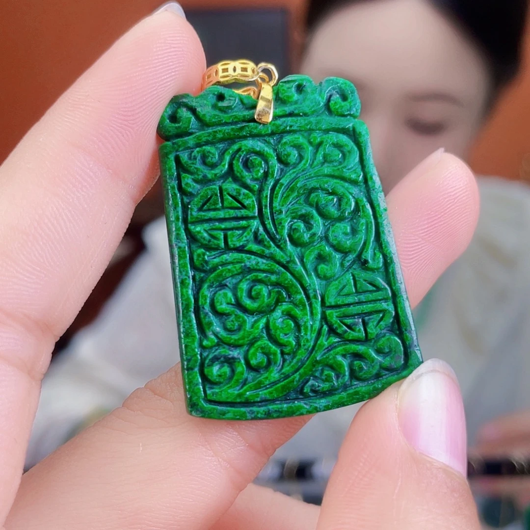 翡翠未镶嵌耳饰饰品