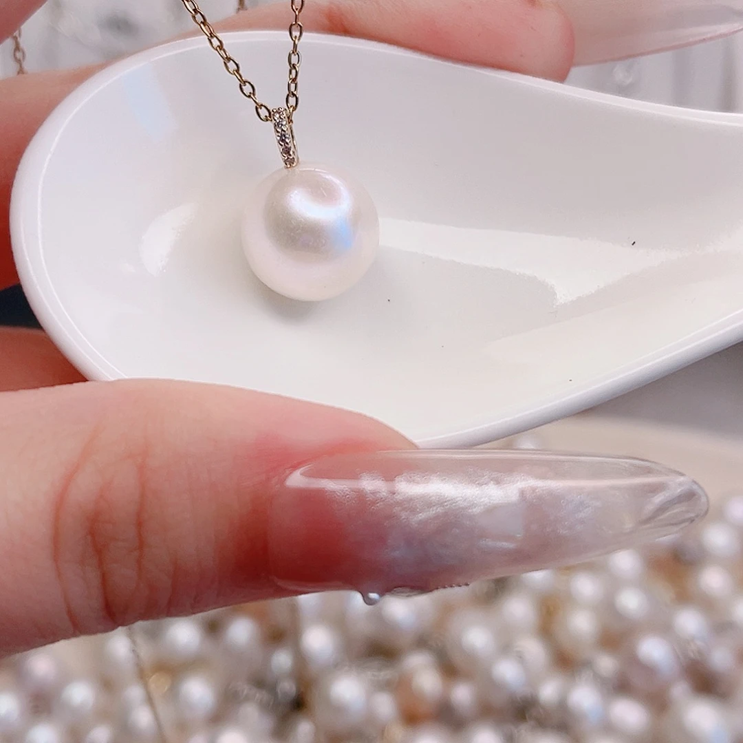 淡水珍珠未镶嵌吊坠(赠链)