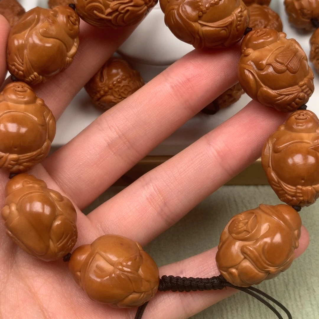 橄榄核手串/手链大肚弥勒