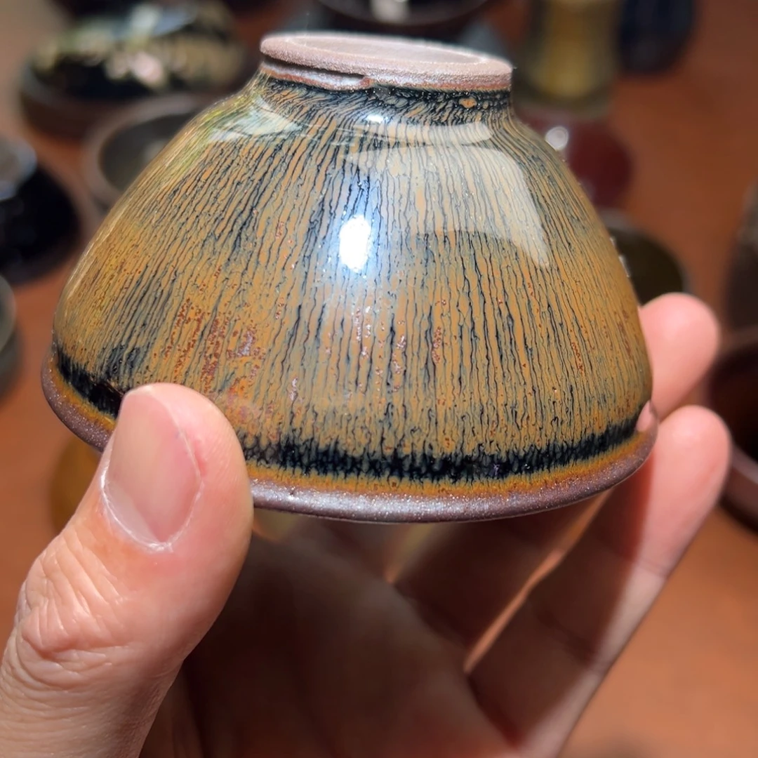 0***6茶盏柴烧主人杯建窑建盏茶盏
