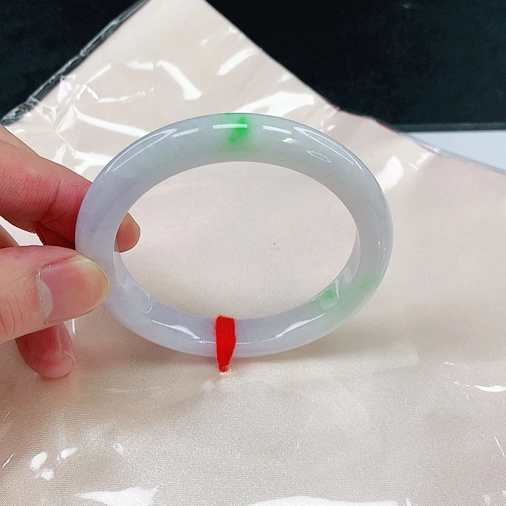 翡翠未镶嵌手镯圈54.3。04055