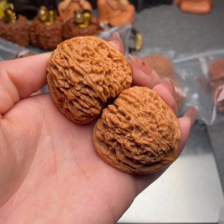 M***A把件文玩核桃南疆石42微修