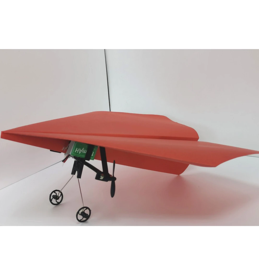 遥控纸飞机百变龙套件STEAM爱飞行DIY航模入门亲子户外飞行纸飞机