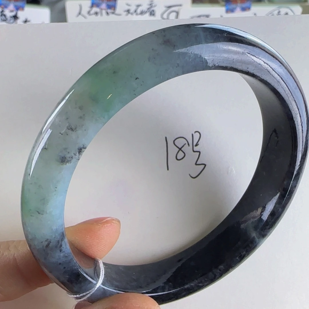 翡翠手镯未镶嵌老坑58.4圈688