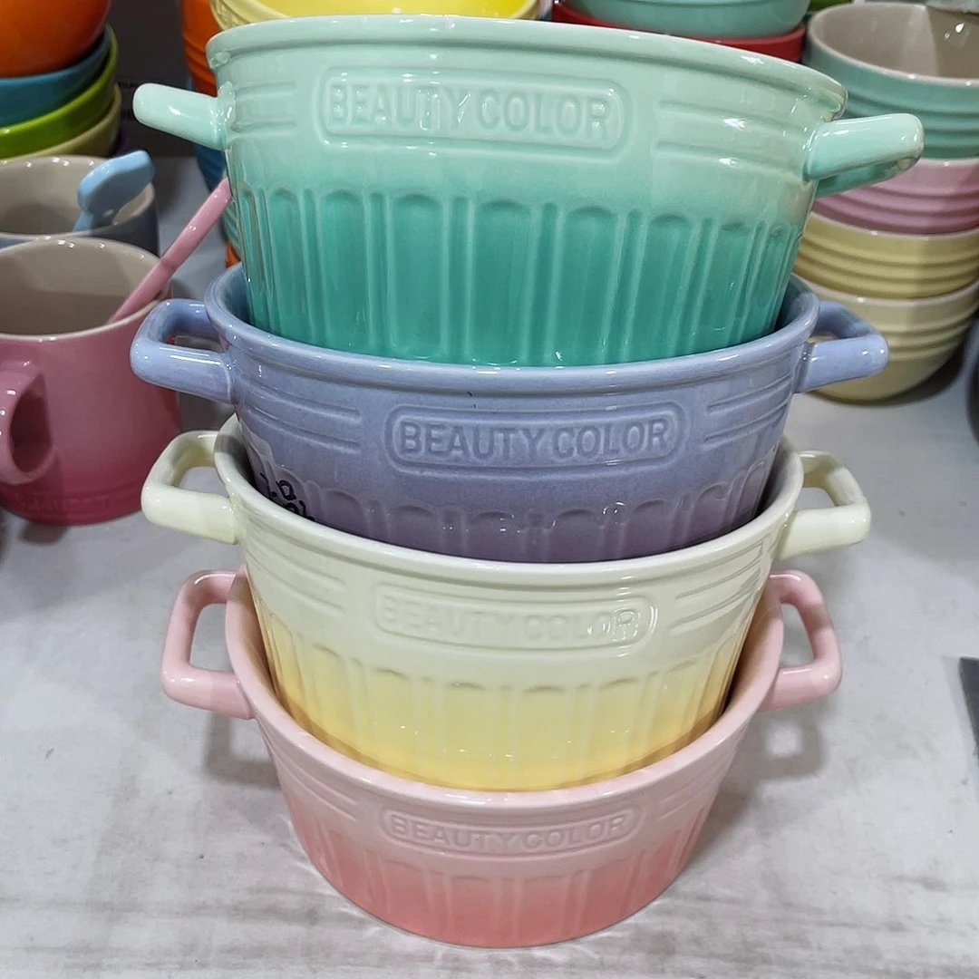 瓷片微瑕陶瓷餐具家用 两个精品