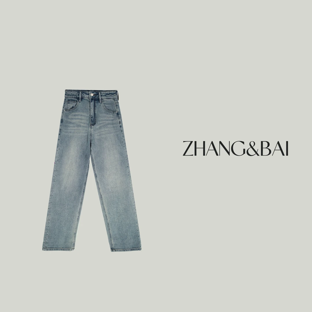 zhang&bai25初春高定 |【气球牛仔2.0】出街游玩必备百搭直筒牛仔裤