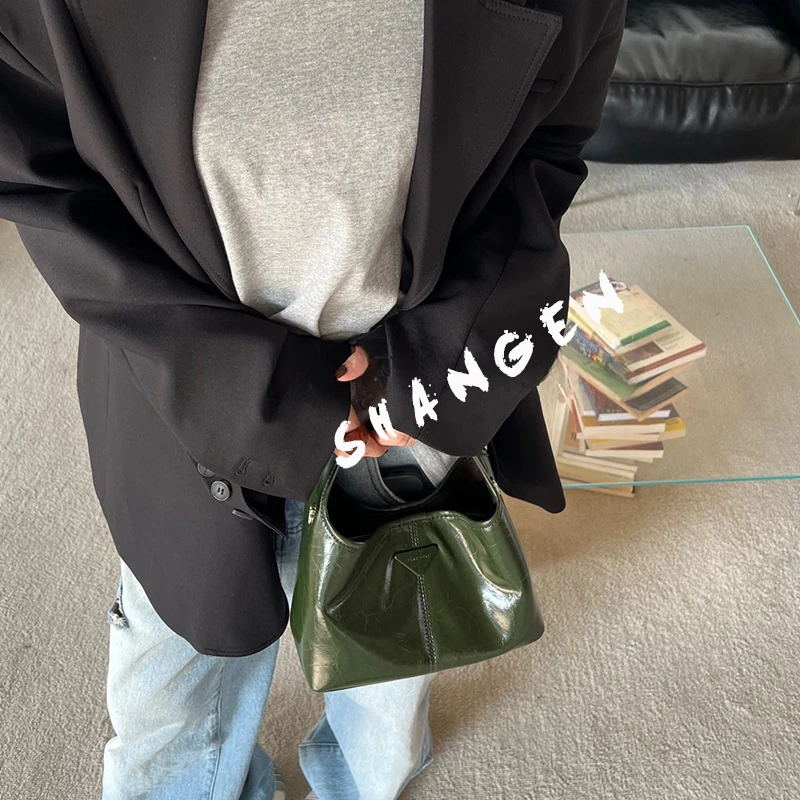 【尚恩CC】SK-62743-绿森林-23*11*24轻奢女士新款手提斜挎子母包