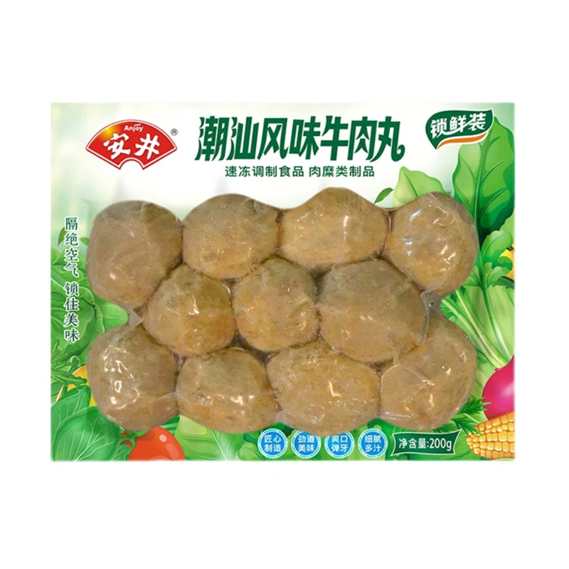 安井锁鲜装潮汕风味牛肉丸200g