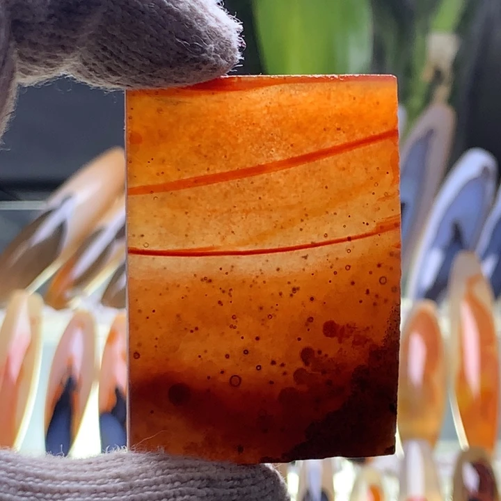 未镶嵌玛瑙/玉髓珠宝半成品206