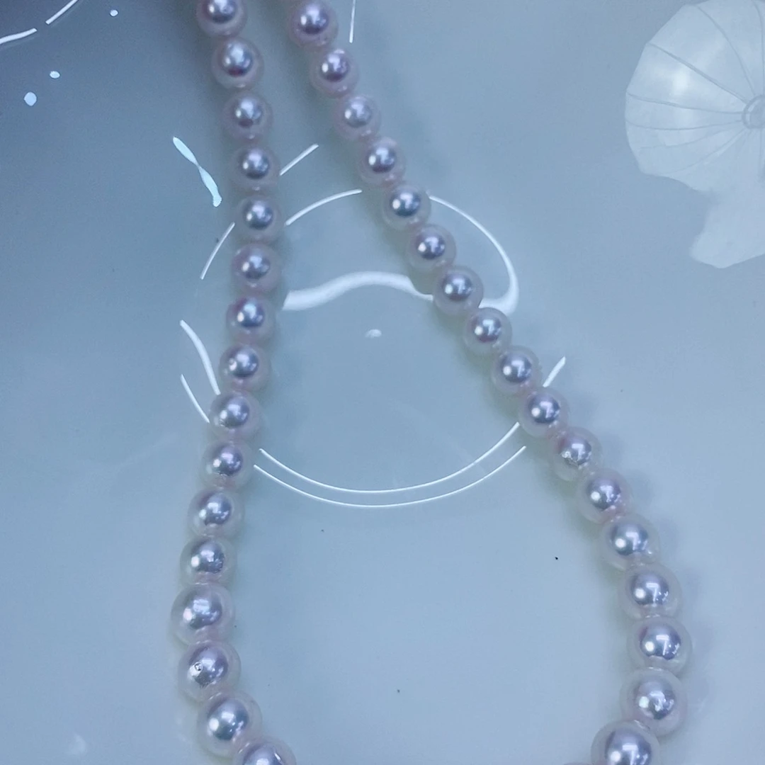 海水珍珠银S925镶嵌颈饰