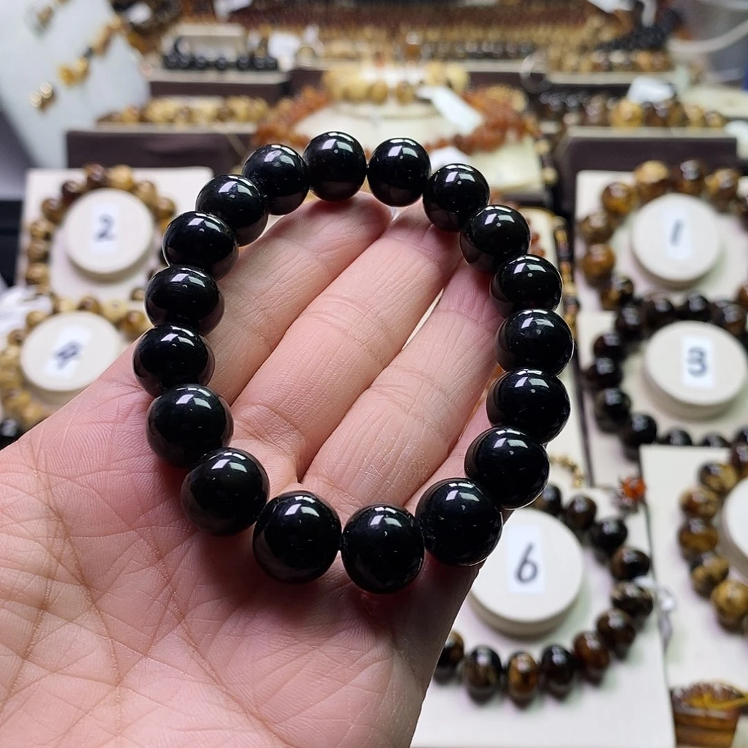 小***浩琥珀未镶嵌裸石翳珀12m