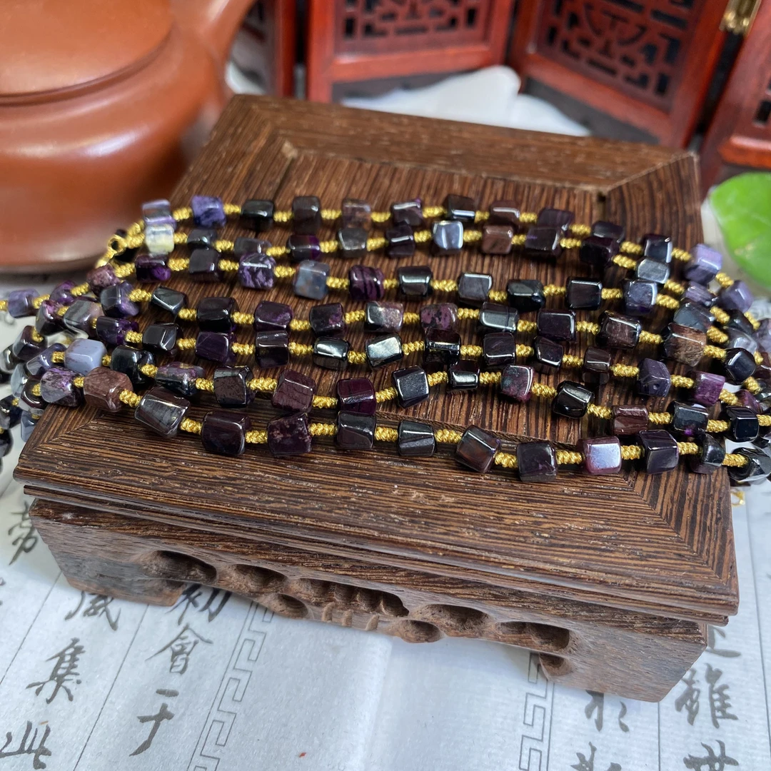 南非苏纪石舒俱来南非老料小米珠随型手链 多样性发一/S889【特惠】