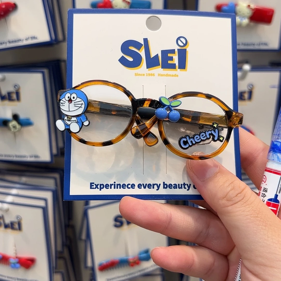 布艺非金属哆啦梦眼睛