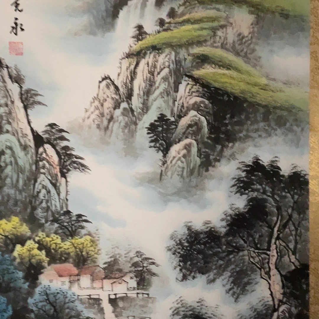 国画老师手笔手绘作品y