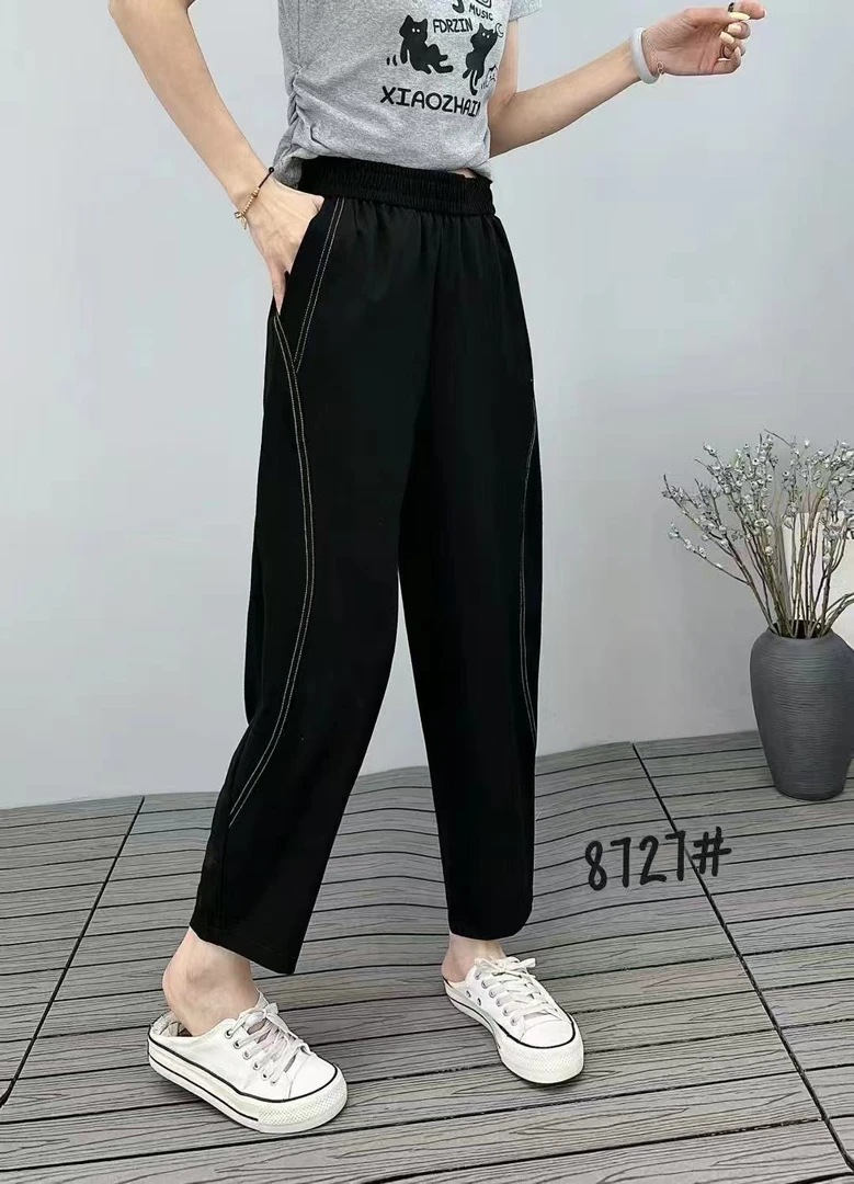 哈伦裤，《8727》夏款，高品质，带弹力