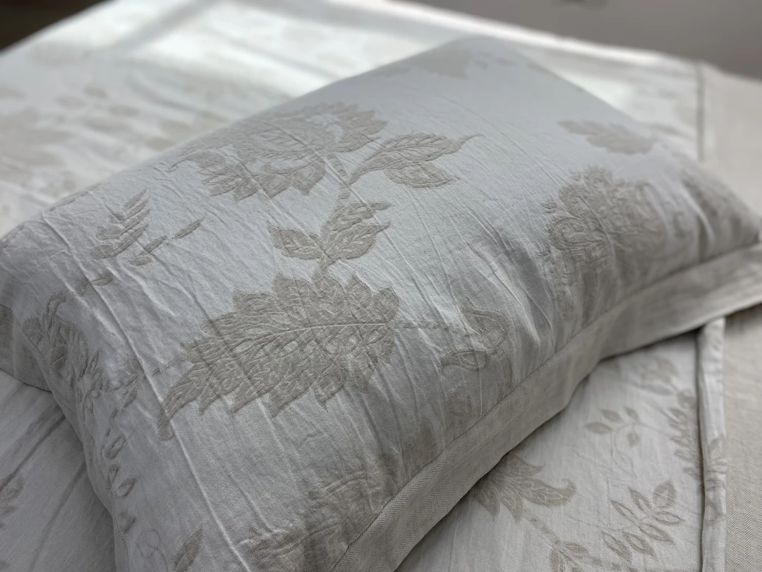 【麻小屋】百合款棉麻床上用品