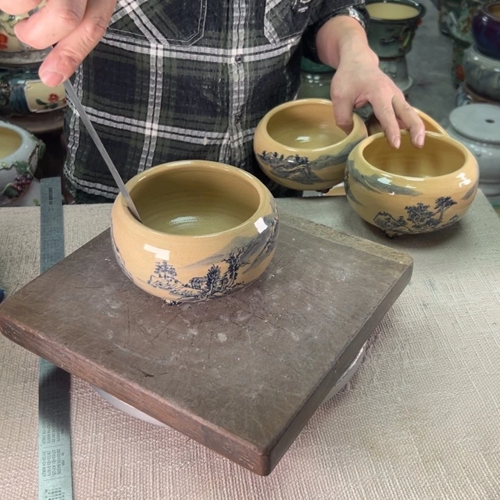 泳坤堂石湾盆陶瓷