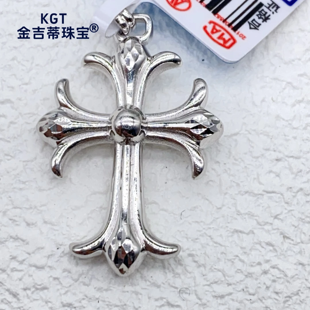 铂金Pt950 克罗心吊坠