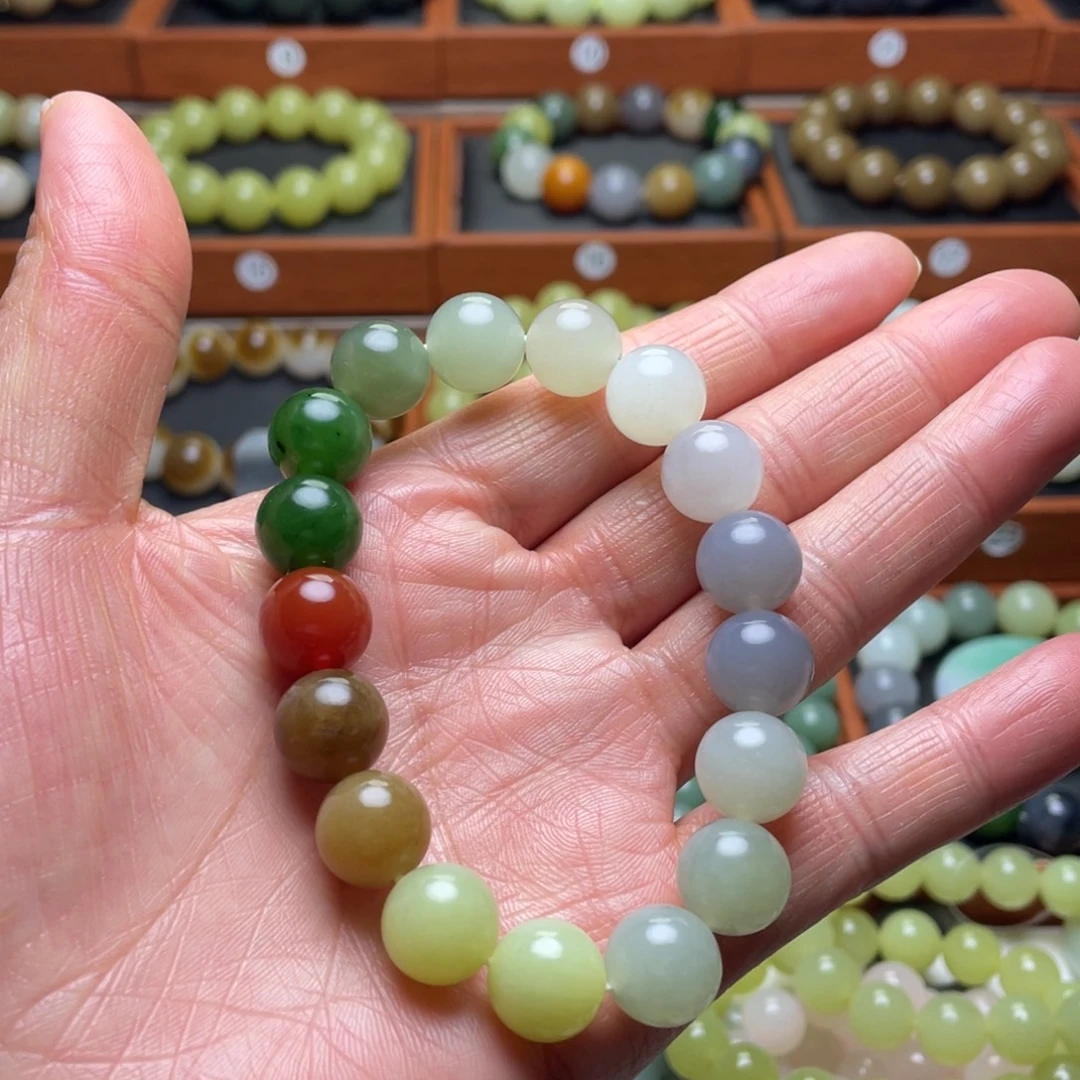 和田玉未镶嵌手串